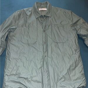 Zara Men's Sage Green Shirt Jacket